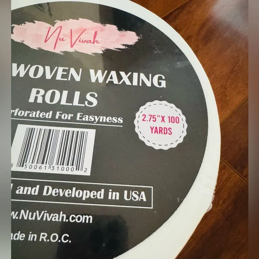Non-Woven Waxing Rolls Total Of 100 Yards Perforated for easyness